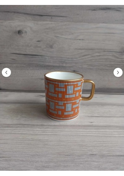 Fermato Tekli Porselen Kupa Honey Serisi Çok Renkli