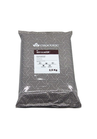 Chocovic Konfiseri Bitter Blok 2.5 Kg