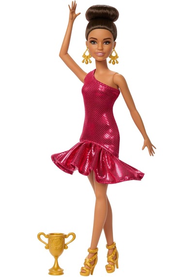 Barbie Balo Salonu Dansçısı Moda Bebek Jfr09 Bordo