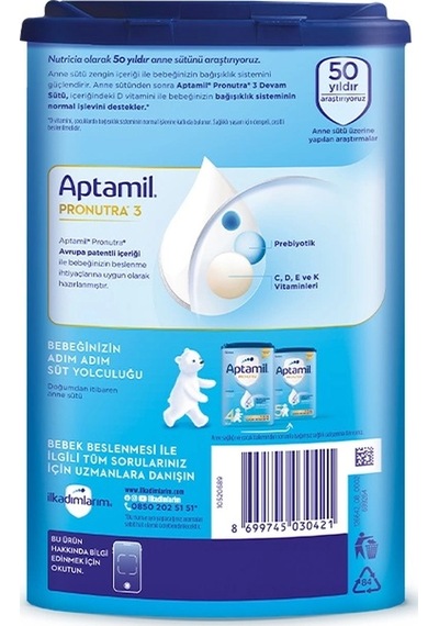 Mey İthalat Devam Sütü Maması No3 9-12 Ay 800 Gr