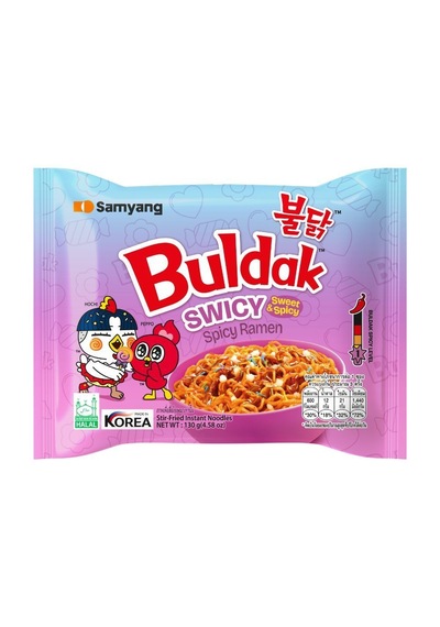 Samyang Buldak Swicy Sweet & Spicy Flavour Ramen 130g
