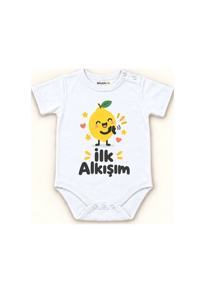 Babylimon İlk Alkışım Beyaz Kısa Kollu Çıtçıtlı Bebek Zıbını Beyaz - İlk Alkışım - 928161923 Beyaz - İlk Alkışım Babylimon İlk Alkışım Beyaz Kısa Kollu Çıtçıtlı Bebek Zıbını Beyaz - İlk Alkışım - 928161923 Beyaz - İlk Alkışım