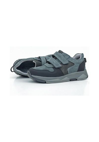 Rakerplus Hakiki Deri Koyu Gri Siyah Çocuk Cırtlı Sneakers Spor Ayakkabı Rakerplus Hakiki Deri Koyu Gri Siyah Çocuk Cırtlı Sneakers Spor Ayakkabı