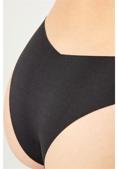 Cottonhill Basic İz Yapmayan Lazer Kesim Kadın Brezilya Külot 3'lü Paket - 5 Renkli4 Çok Renkli