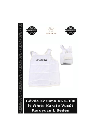 Gövde Koruma Kgk-300 Lt Whıte Karate Vucüt Koruyucu L Beden Beyaz