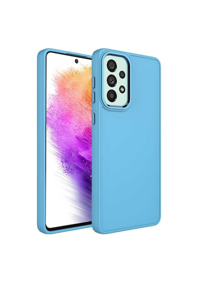 Samsung Galaxy Uyumlu A52 Kilif Metal Çerçeve Lansman Silikon Kapak 563257322
