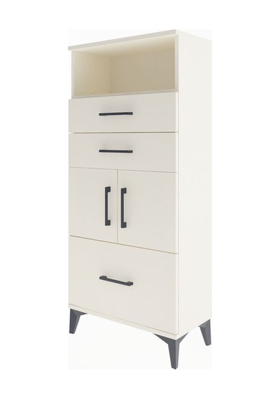 Arges Dolap 2 Raflı 3 Çekmeceli 2 Kapaklı 60x30x134 Aytaşı-ay... Aytaşı