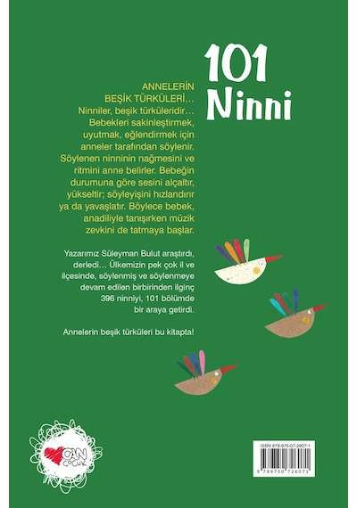 Can Çocuk - 101 Ninni - 9789750726071