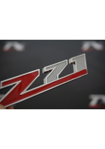 Chevrolet Silverado Z71 Off Road Çamurluk Yanı 3M Krom Metal Logo (547312355)