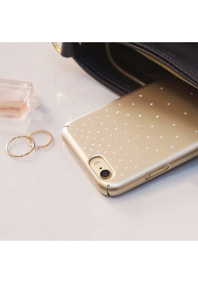 Ringke Noble Slim Apple Uyumlu iPhone 6s Plus/ 6 Plus İle Taşlı Kılıf 4 Tarafı Saran Tam Koruma Royal Gold