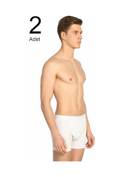 Tutku Erkek 2'Li Paket Likralı Boxer Elf568T0114Ccm2 001