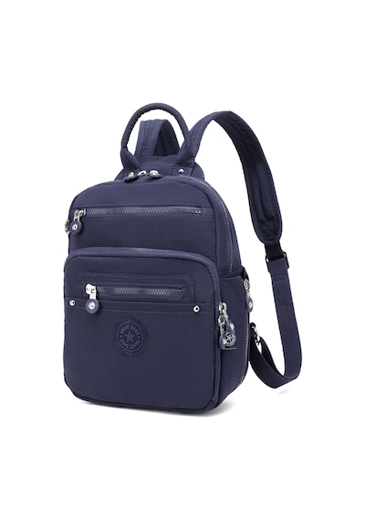 Smart Bags Günlük Küçük Boy Su Geçirmez Krınkıl Kumaş Kadın Sırt Çantası Lacivert