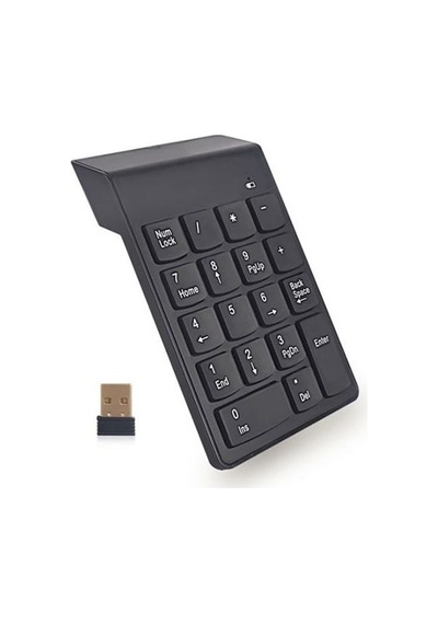 Kablosuz 2.4 GHz 18 Numlock Tuşlu Keypad