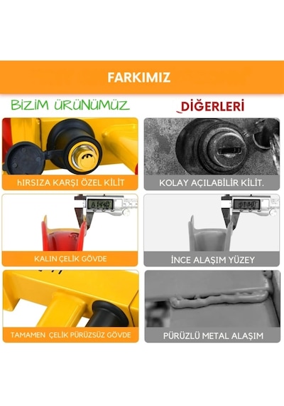 Tosbai Karavan Araç Teker Kilidi , Motor, Tekne, Araba, Römork Teker Kilidi Hırsızlığa Karşı Güvenlik
