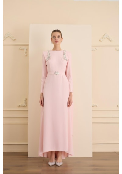Senna Jewel Dress Pudra Pudra