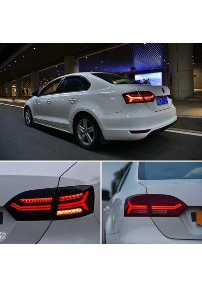 Jetta Audı Dızayn Stop Takımı Kırmızı
