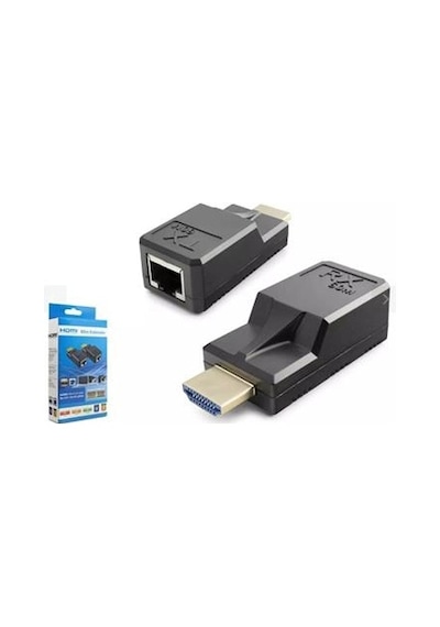 Hadron Hdx1375 60mt Hdmi Extender Siyah Mini Type-c Port Kdo