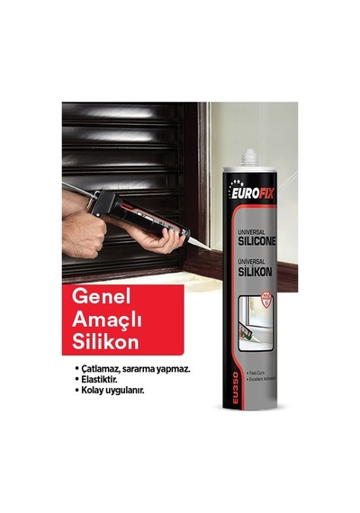 Eurofix Genel Amaçlı Silikon 280Gr Şeffaf