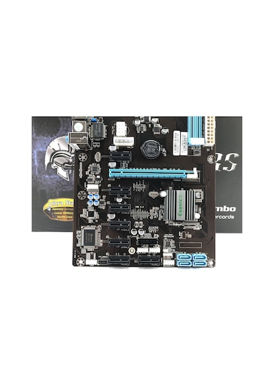 Esonic Gladiators Combo Intel Celeron Işlemcili HM65 8 PCI 1600 MHz DDR3 Soket 988 ATX Mining Anakart