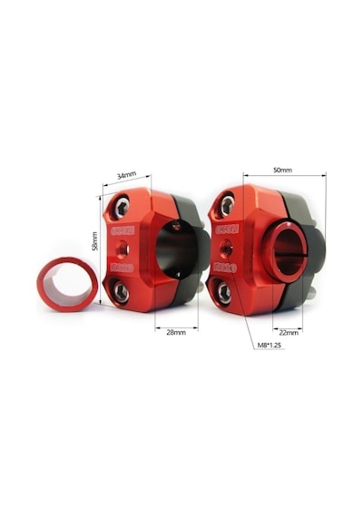 Motosiklet Gidon 22Mm 28Mm Dönüştürme Yükseltme Aparatı
