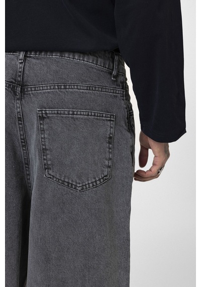 Vamos Super Baggy Fıt Jean V100-01 Gri