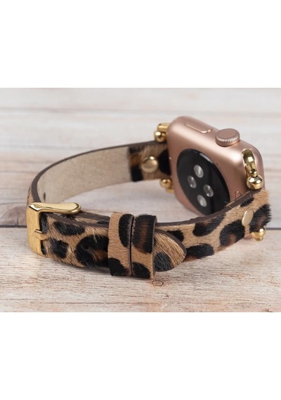 Apple Watch Uyumlu Deri Kordon 38-40-41mm Gt Leo1n Diğer
