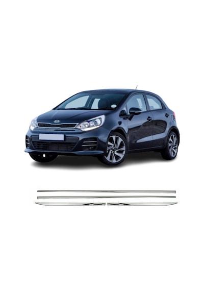 Agtuning Kia Rio 3 HB/SD Krom Kapı Çıtası (4 Parça) 2011-2017 Arası Paslanmaz