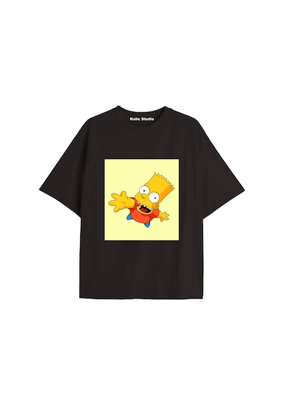 Kalic Studio Y2k Vintage Simpson Baskılı Siyah T-shirt Kod 292 Siyah-292 Kalic Studio Y2k Vintage Simpson Baskılı Siyah T-shirt Kod 292 Siyah-292