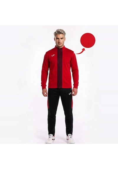 Joma 9212423 Stadio Erkek Eşofman Takımı - Kırmızı/siyah