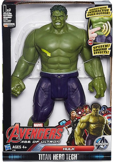 Avengers 2 Hulk Figür Işıklı Sesli 30 Cm Yeşil Dev Oyuncak Figür