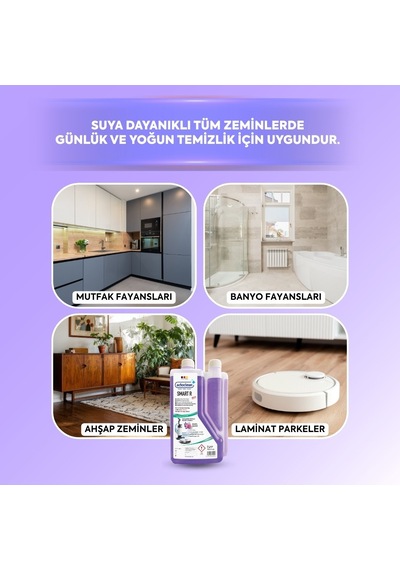 Actoclean Smart R Robot & Islak Dikey Süpürgeler İçin Egzotik Kokulu Konsantre Yüzey Temizleyici Tekli
