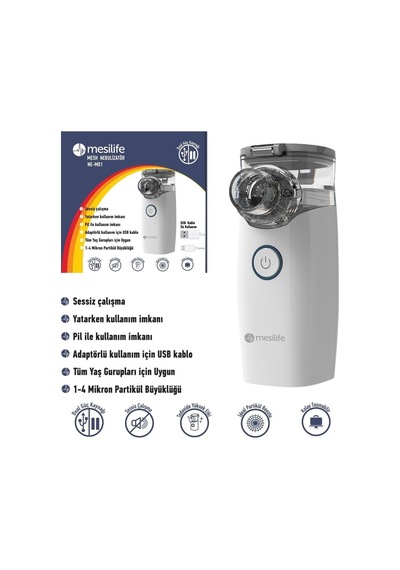 Mesilife NE-M01 Taşınabilir Mini Mesh Nebulizatör