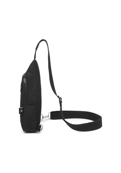 Metalik Kumaş Smart Bags Bodybag Postacı Çantası Kadın 1239 Siyah