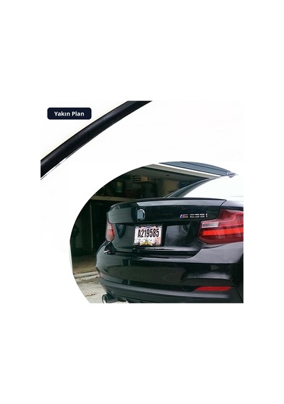 Trobus Oto Bagaj Spoiler Çıtası Parlak Siyah 115 Cm