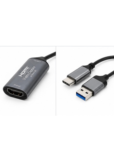 Hdmı Video Capture Kartı 4k 30hz Giriş 1080p 60hz Çıkış Usb 3.0 / Type-c Görüntü Yakalama Adaptörü
