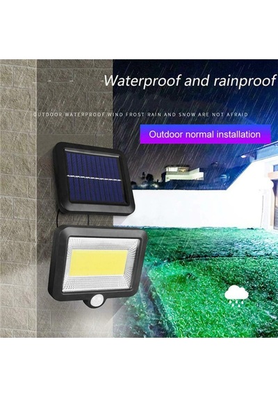 100 Led Cob Güneş Enerjili Led Aydınlatma