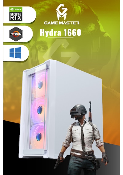 Game Master Hydra 1660 R5-5500 16 GB 512 GB M2 SSD GTX1660ti Free Dos Masaüstü Oyuncu Bilgisayarı