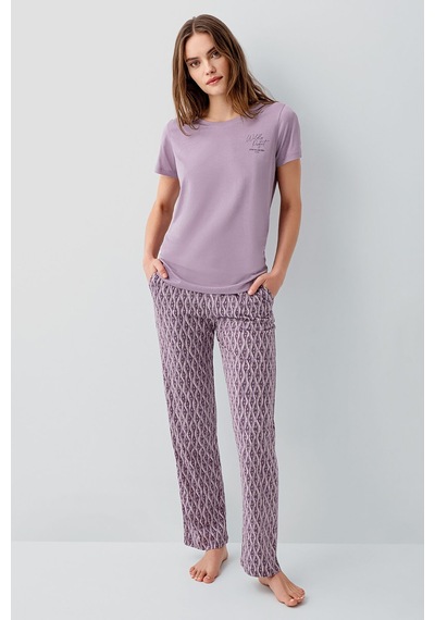 Pierre Cardin Kadın Mor Pijama Takım Mor
