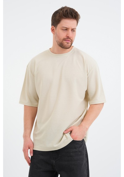 Redline Sway Erkek Oversize Tişört Bej