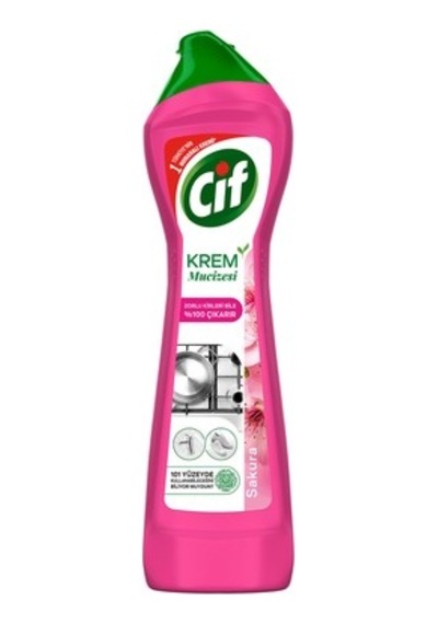 500 Ml Sakura Parfümlü Yüzey Temizleyici Kolay Kullanım 100'lü Set