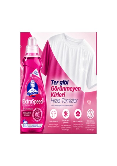 Extraspeed 3 Lü Sıvı Çamaşır Deterjanı Seti 111 Yıkama Beyazlar + Renkliler + Siyahlar 4,4 L