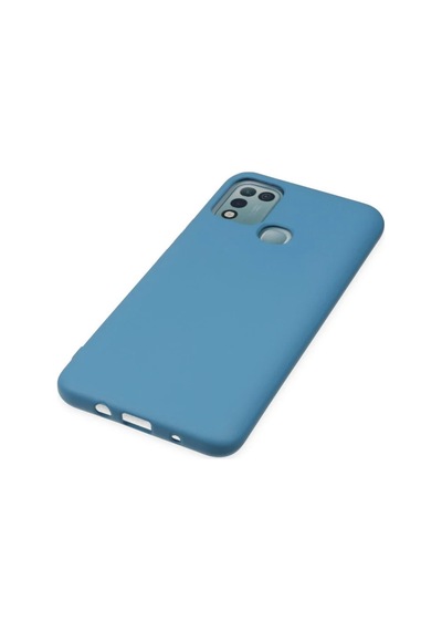 İnfinix Hot 10 Play Kılıf Nano İçi Kadife Silikon - Mavi 0.2M-Çok Renkli