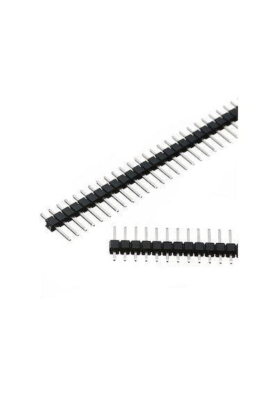40 Pin (1x40) 10mm  2.00mm 180 Derece Erkek - Erkek Pin Header
