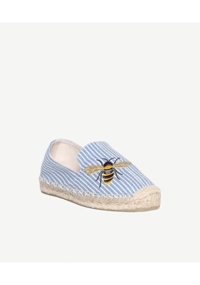 Yargıcı Arı Nakış İşlemeli Espadril 26ykay4031x 021 Mavi