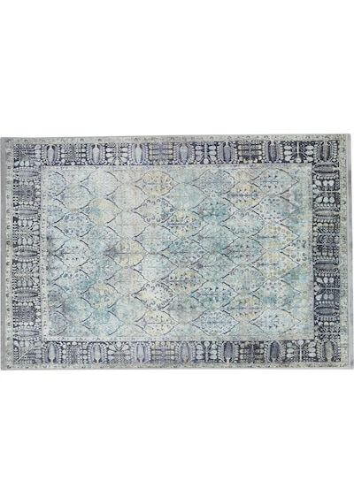 Madame Coco Mathilde Shinny Effect İpeksi Kadife Halı Yg-279130 X 190 Cm-indigo