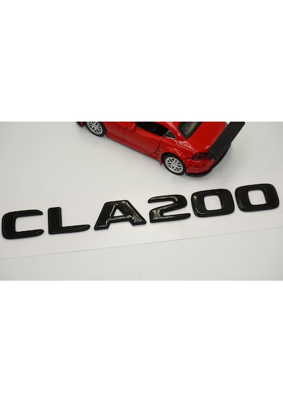 CLA 200 Bagaj Parlak Siyah ABS 3M 3D Yazı Logo