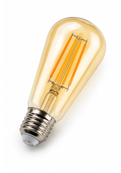 Rbr St64 Led Filament Ampul E27 4w 2500k Rustik Dekoratif Amber Cam