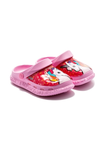 Twigy Unıcorn Çocuk Sabo Terlik Pembe 22/29 DD1007 Pembe