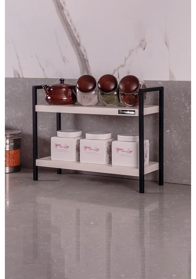 Mudesa Mdsmur0002 Metal Masa Tezgah Üstü Düzenleyici Organizer Banyo Mutfak Rafı Kitaplık Baharatlık Diğer