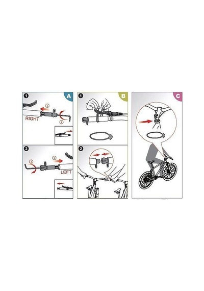Icetoolz 2 li MTB Bisiklet Tutma-Park Aparatı Gümüş